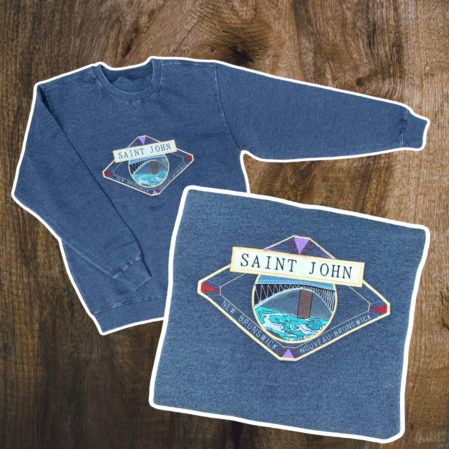 PRE ORDER SAINT JOHN REVERSING FALLS APPLIQUÉ