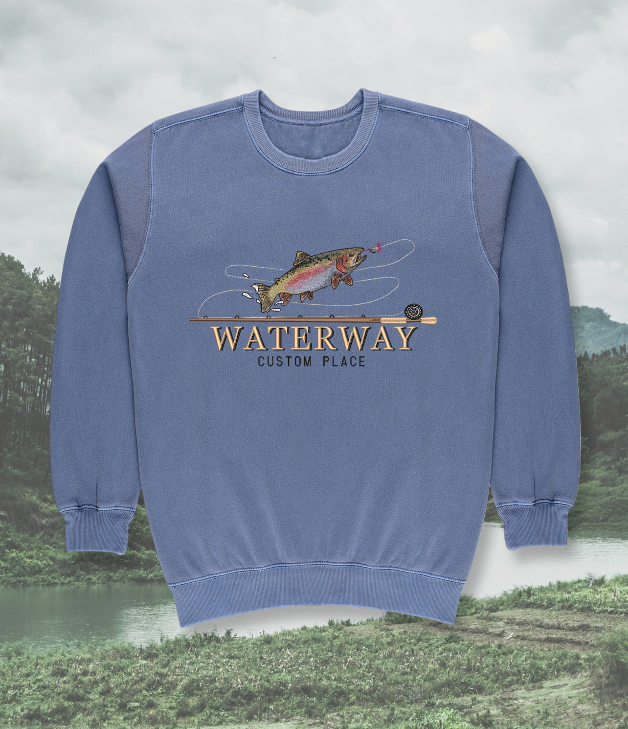 CUSTOMER FLY FISHING HEAVY WEIGHT SWEATSHIRT