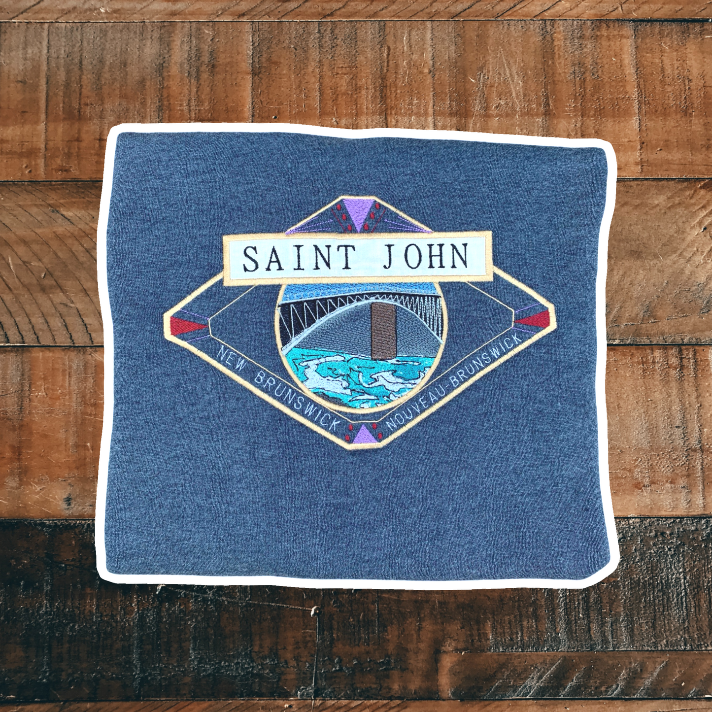 PRE ORDER SAINT JOHN REVERSING FALLS APPLIQUÉ