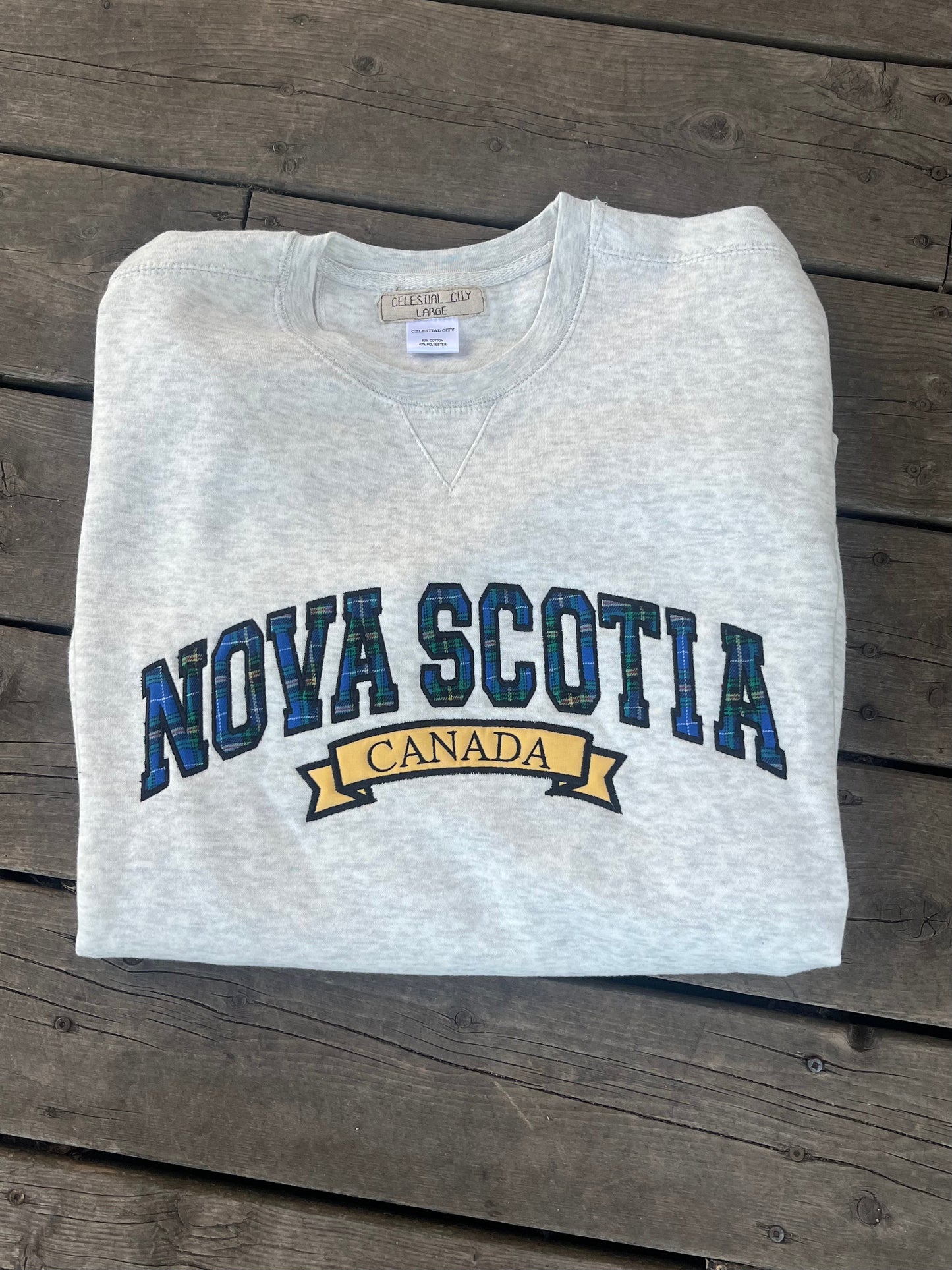 PRE ORDER NOVA SCOTIA TARTAN APPLIQUÉ