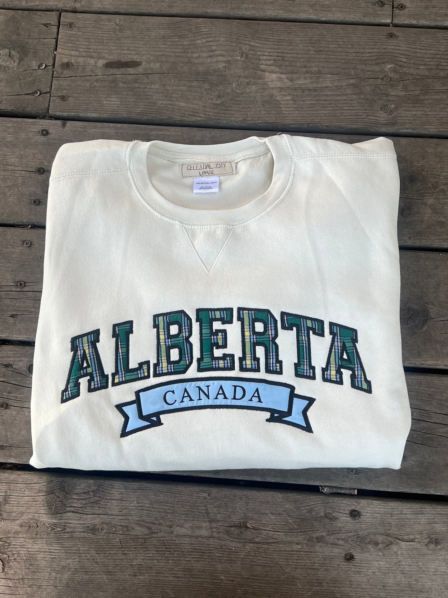 PRE ORDER ALBERTA TARTAN APPLIQUE
