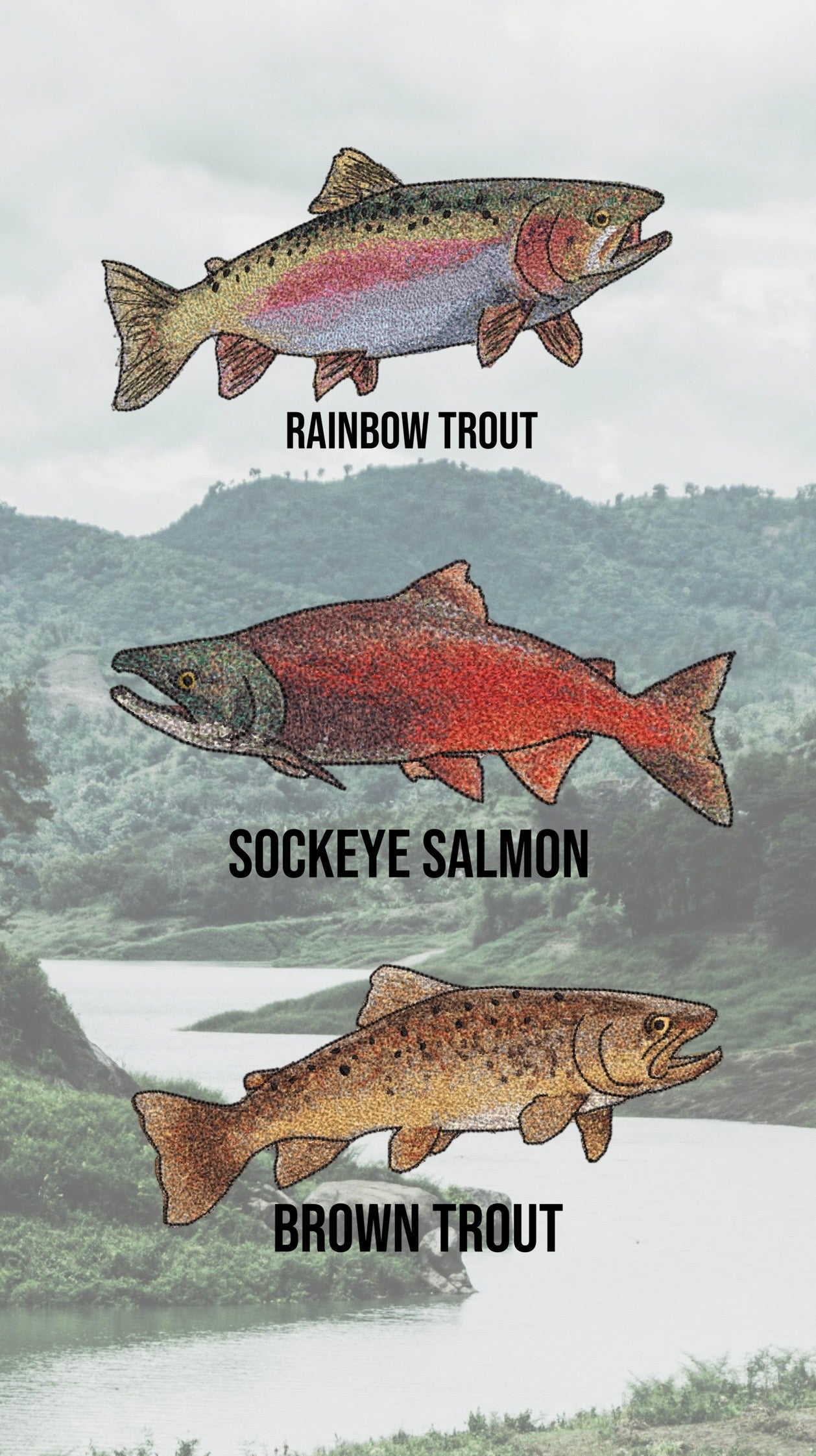 PRE-ORDER Custom Fly fishing Crewneck Garment Dyed