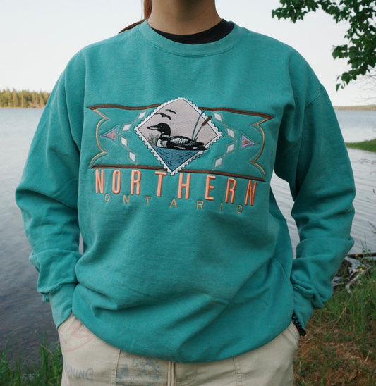 PRE ORDER NORTHERN ONTARIO GARMENT DYED CREWNECK