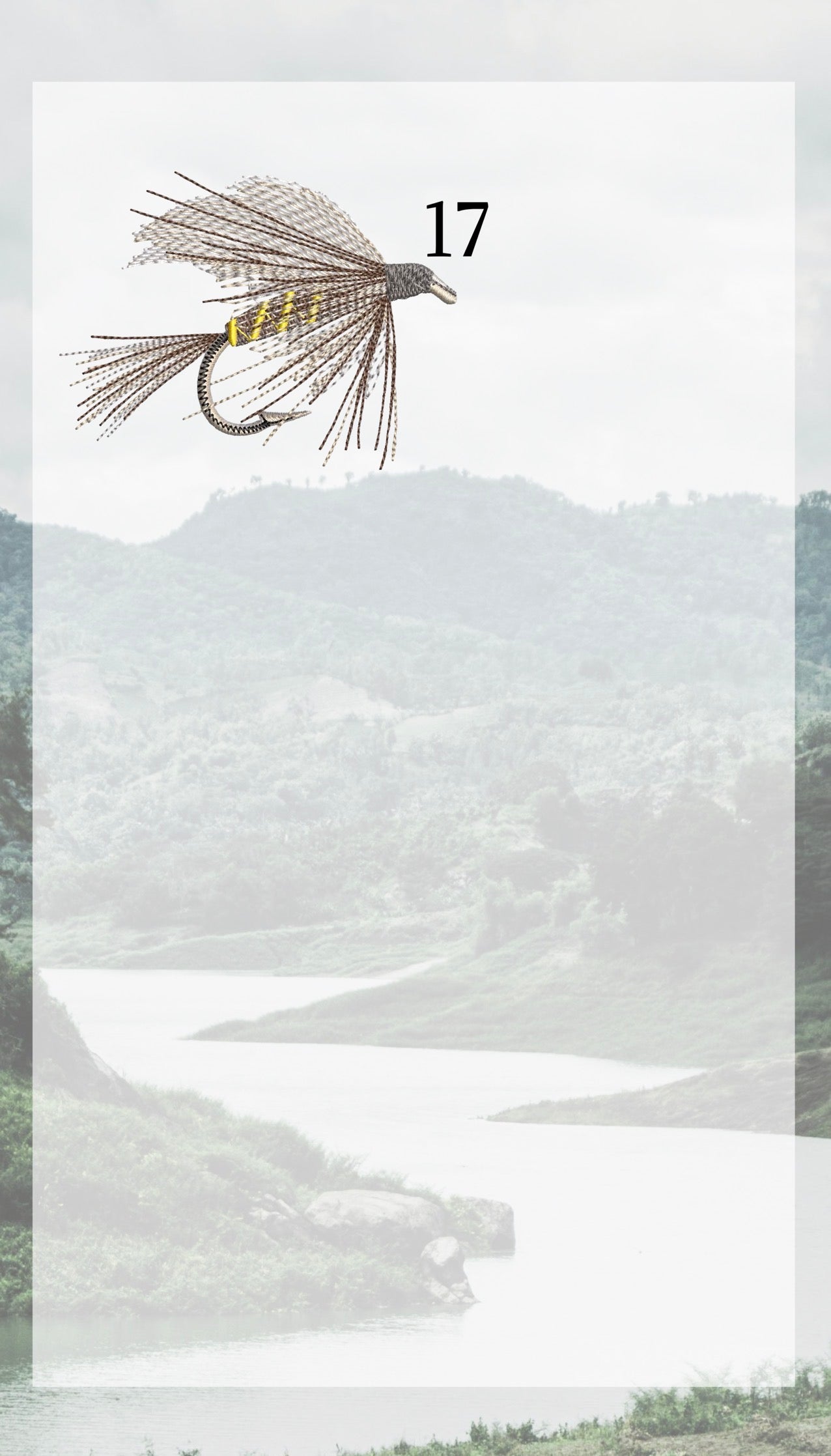 PRE-ORDER Custom Fly fishing Crewneck Garment Dyed