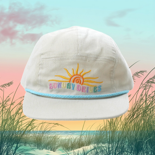 SUNNY SUNDAY DRIVES CAMP STYLE HAT