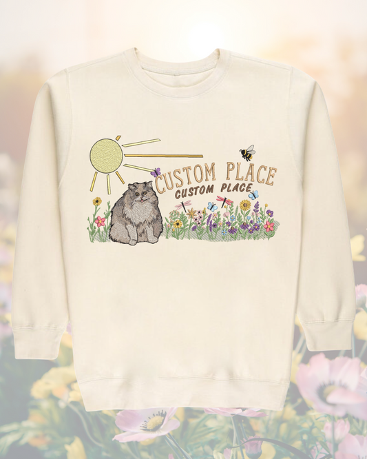 PRE-ORDER CUSTOM CAT SWEATSHIRT