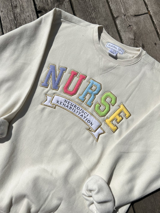 PRE ORDER NURSE APPLIQUÉ SWEATER